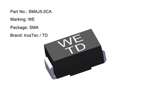 diodo bidireccional SMAJ5.0CA del diodo 5V TV de 400W Sma SMD TV