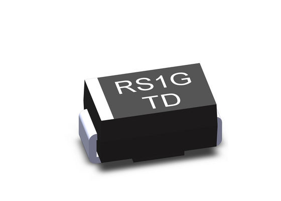 el diodo rápido del diodo RS1G RS1B RS1J de la recuperación de 400V 1 amperio SMD HACE el paquete 214AC