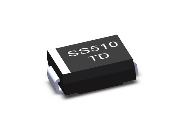 Paquete de SMC del diodo del diodo de barrera de Ss54 Ss56 SMD Schottky 5a 40V 100V 60V