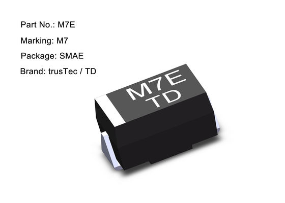 Diodo de rectificador de M7 M7E M7F SMD 1A 1000V SMA EL MISMO SMAF