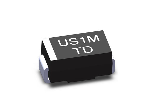 Rectificador plástico ultrarrápido del soporte de la superficie del diodo SMA de US1M Uf 4007 Smd