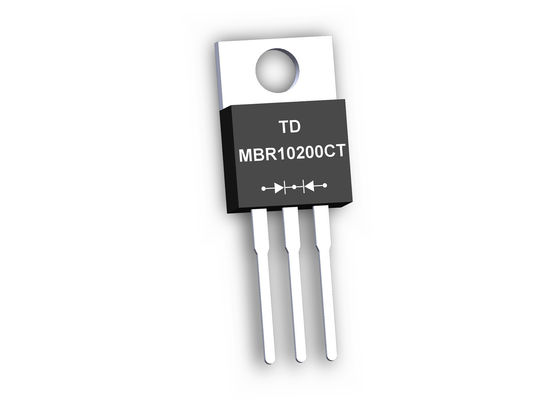 diodo dual del diodo de rectificador de la barrera de 10A 100V Schottky MBR10200CT Mbr10200ct Schottky